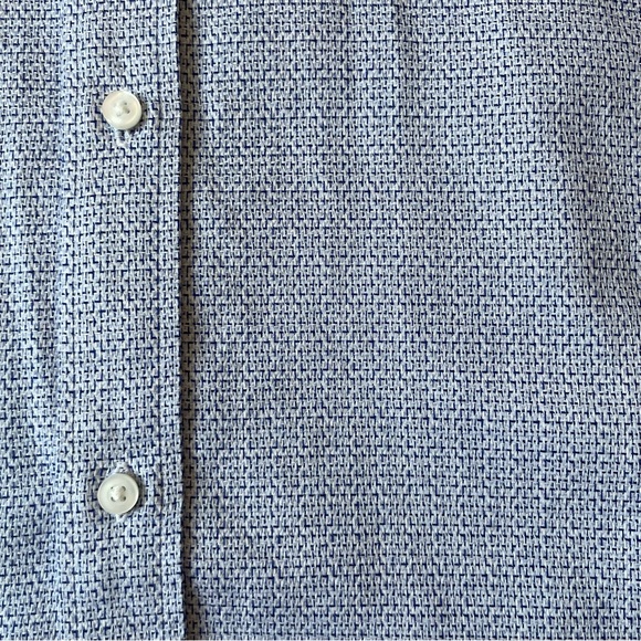 BLACK BROWN 1826 Men's Slim Fit Dress Shirt, Blue, size Large 16-16.5 34/35 - Picture 4 of 7